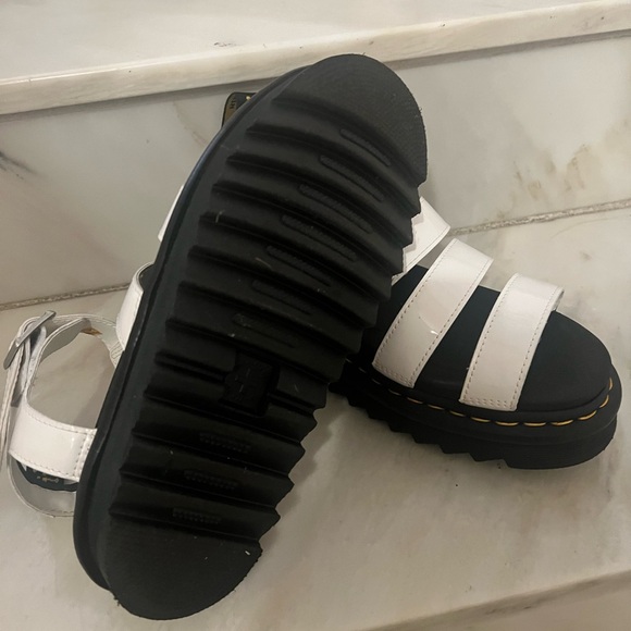 Dr. Martens Blaire Sandals Patent White - Picture 4 of 5